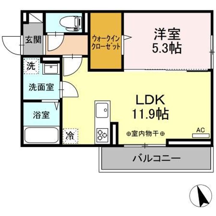 グランディールNの間取り