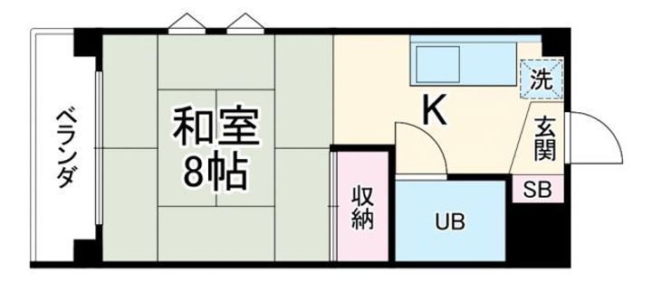 サンライズ橋本の間取り
