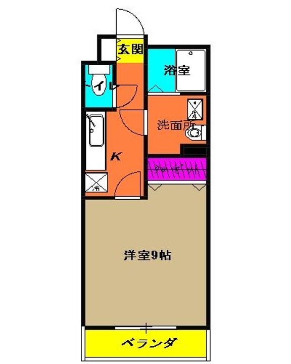 アムール MIYAMAの間取り