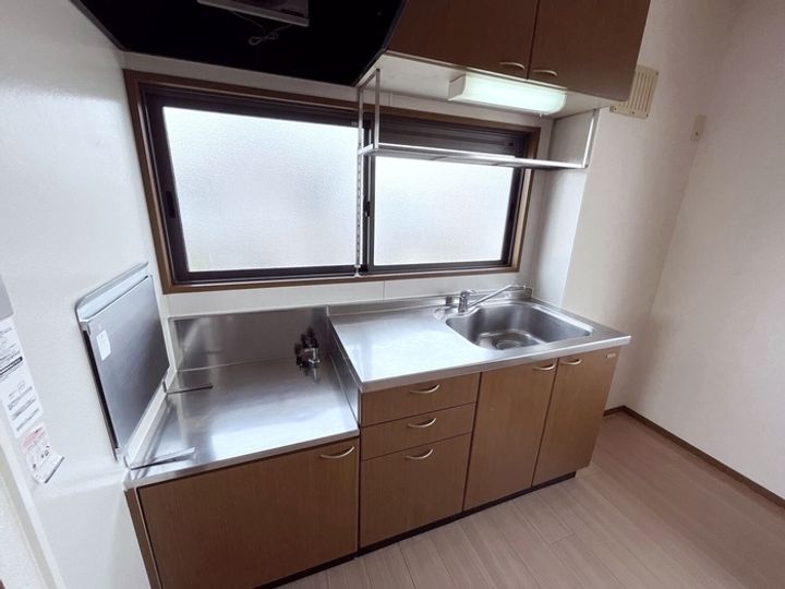 新潟県阿賀野市学校町(アパート)の賃貸物件のキッチン