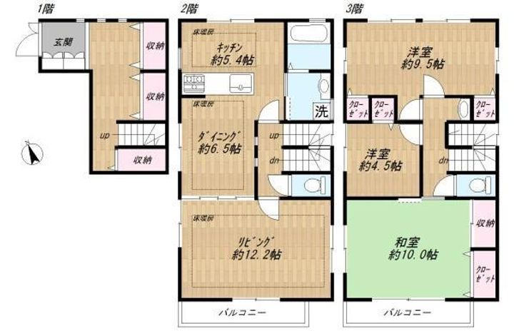 大森西Kアパートの間取り