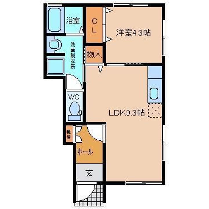 ルフレ船引の間取り