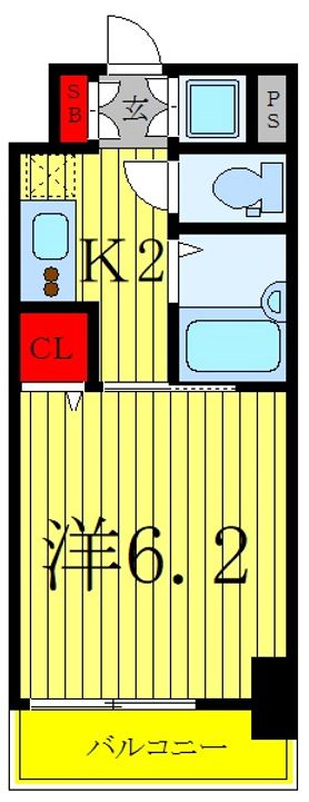 リヴシティ西川口の間取り