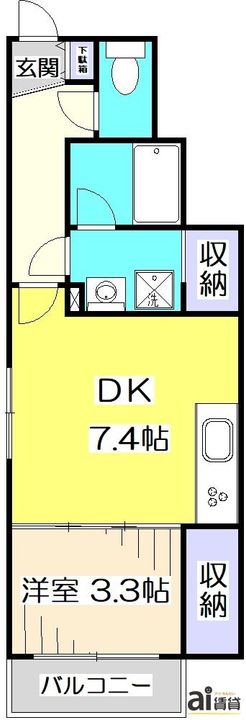 東京都練馬区東大泉6(アパート)の賃貸物件の間取り