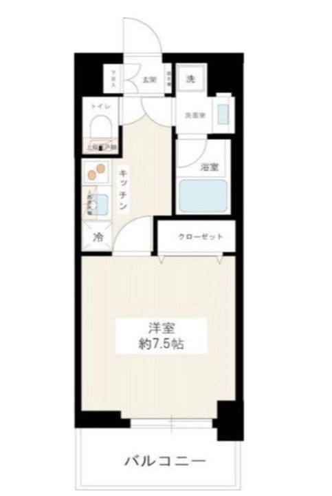 エルフォルテ赤羽の間取り