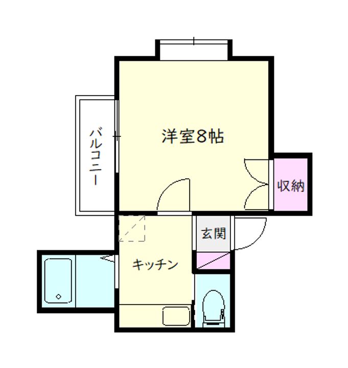 T.REX 206号室の間取り