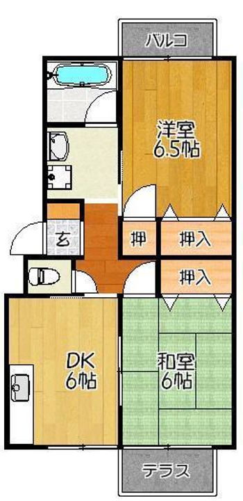 モンブランハイツの間取り