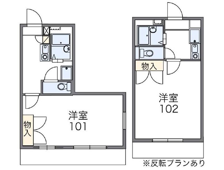 レオパレス里の間取り