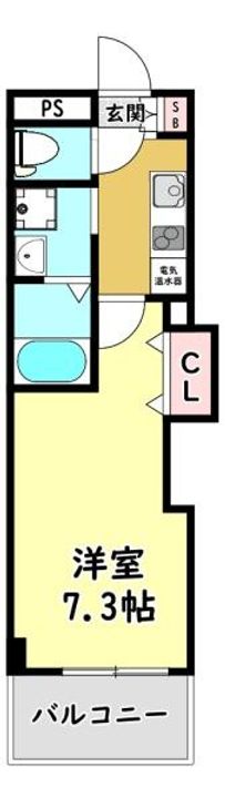 大阪府守口市西郷通1(アパート)の賃貸物件の間取り