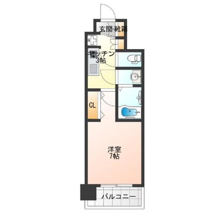 アービングNeo岸里の間取り