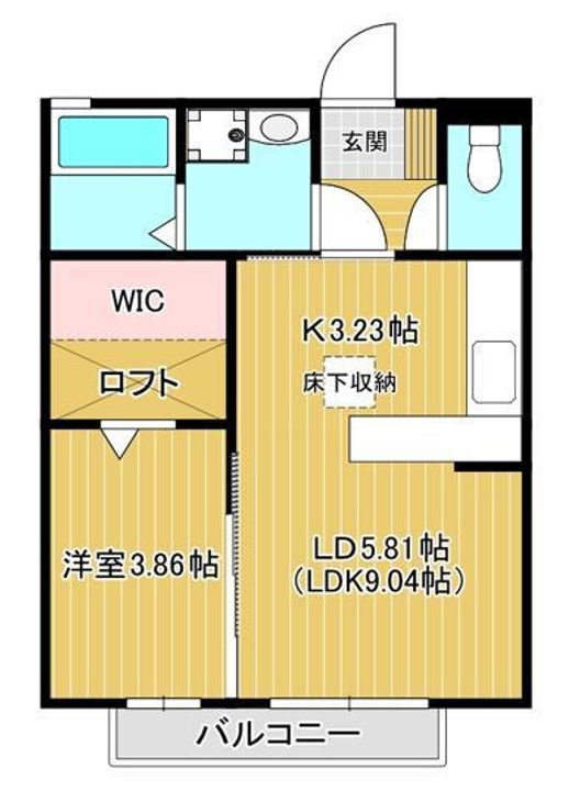 森の下弐番館の間取り