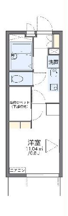 広島県福山市沖野上町4(マンション)の賃貸物件の間取り