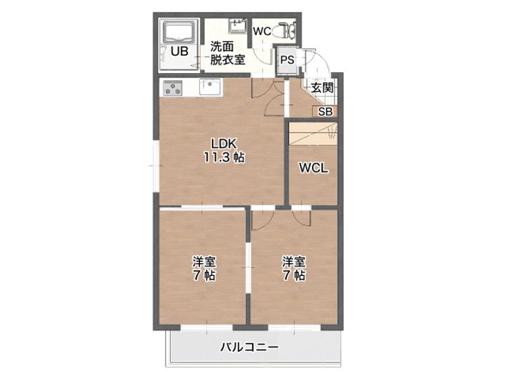 レフィナードの間取り