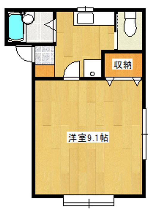 新潟県新潟市北区太夫浜新町2(アパート)の賃貸物件の間取り