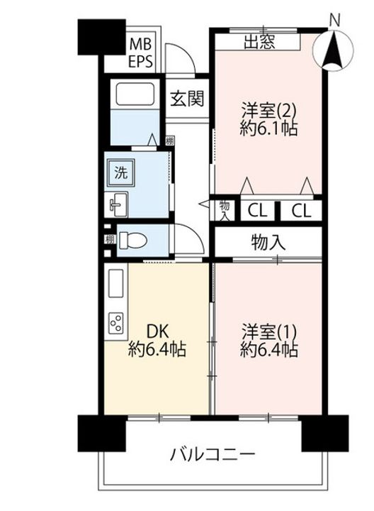 URひばりが丘パークヒルズの間取り