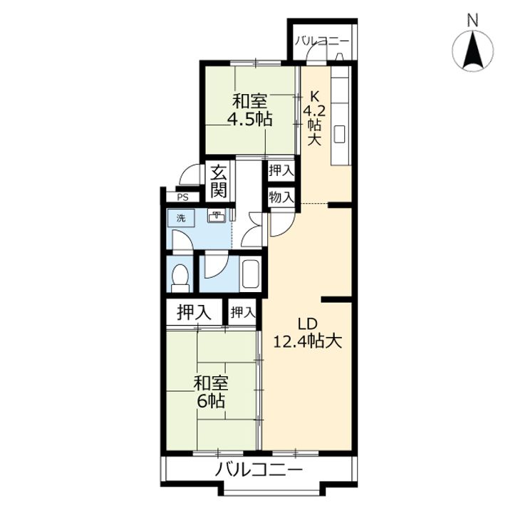 URもりつねの間取り