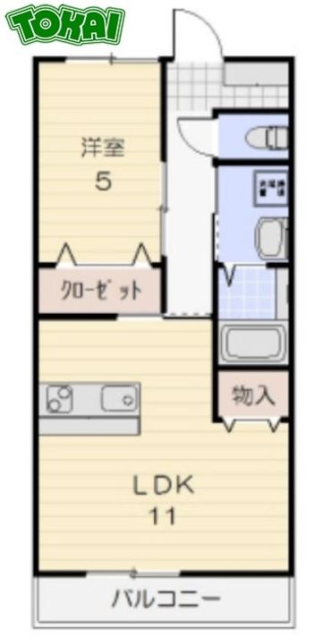 伊藤アパートの間取り