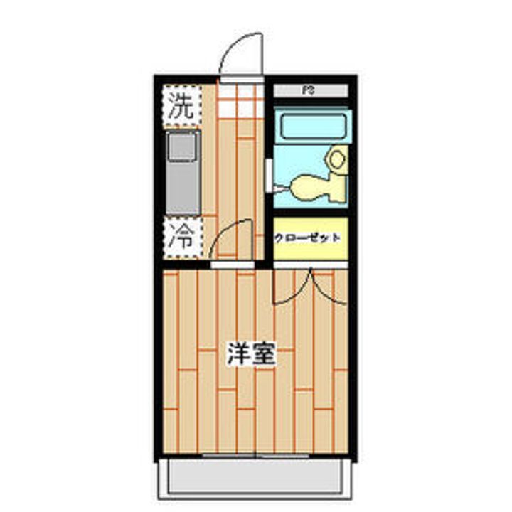 東京都八王子市狭間町(マンション)の賃貸物件の間取り