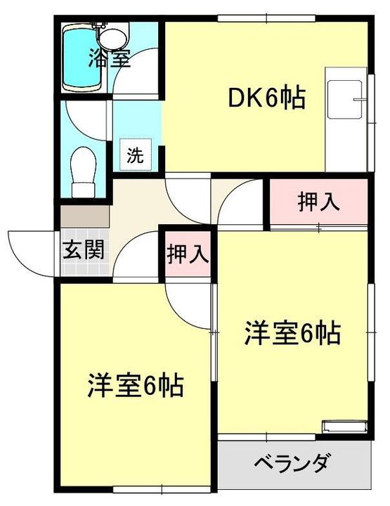 ハイツヤマキの間取り