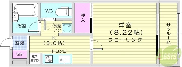 ヴィンダーバール愛の間取り