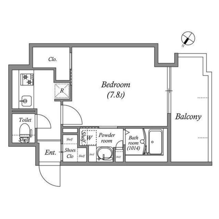 GENOVIA神戸湊川公園の間取り