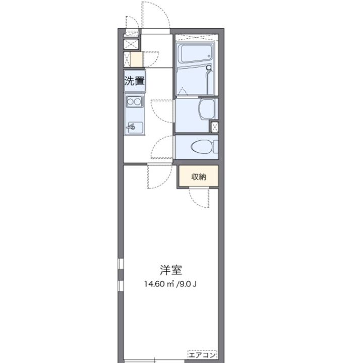神奈川県横浜市戸塚区戸塚町(アパート)の賃貸物件の間取り