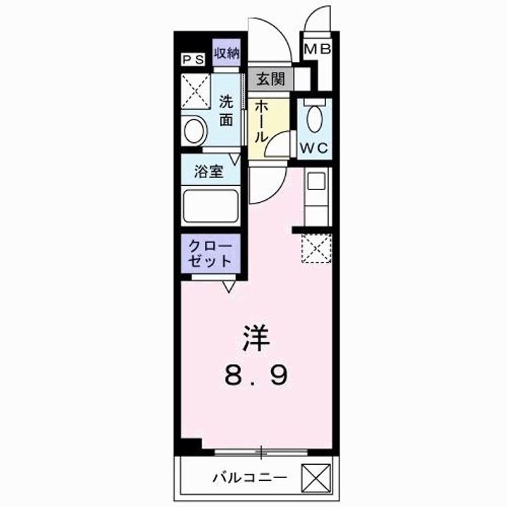 メイト鷹匠の間取り