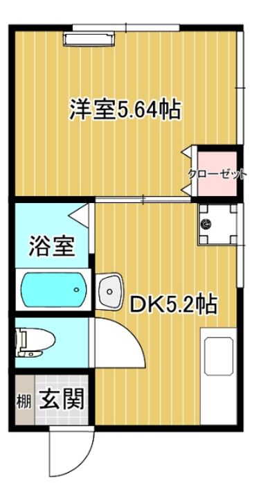 ロイヤルマンションの間取り