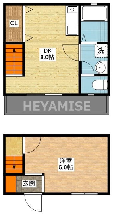 プチメゾン新道の間取り