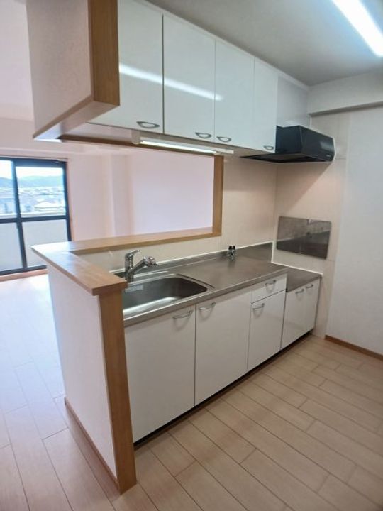 大阪府泉南市中小路3(マンション)の賃貸物件のキッチン