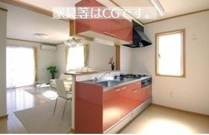 プロヴァンス・ドミール E棟のキッチン