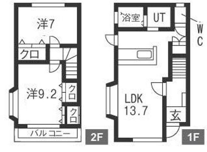 プロヴァンス・ドミール E棟の間取り