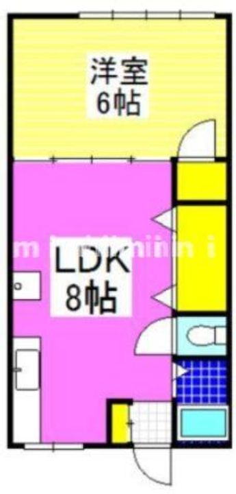 第31清水ハイツ.の間取り