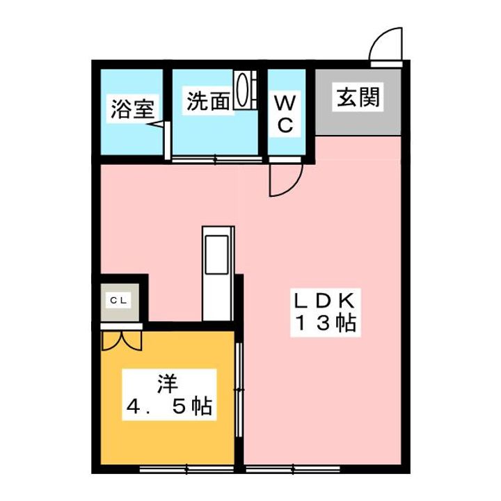 Wood久松 IIの間取り