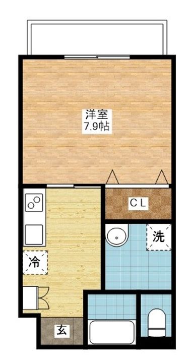 アールグレイ大橋マンションの間取り
