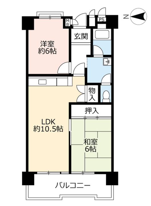URポートアイランドの間取り