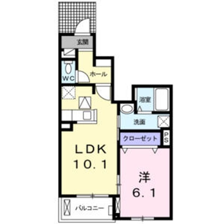 リヴェール壱番館の間取り