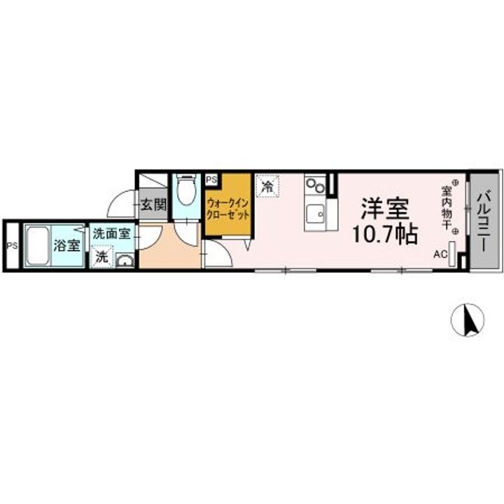 アンソレイエ・オリオンの間取り