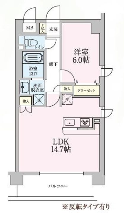 アプリカーレ練馬の間取り