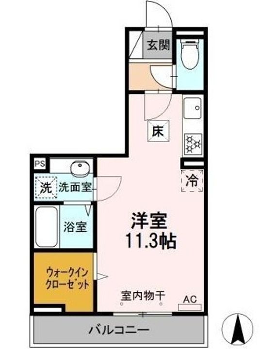 アビタシオンKIIの間取り