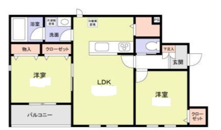 東京都文京区本駒込6(アパート)の賃貸物件の間取り