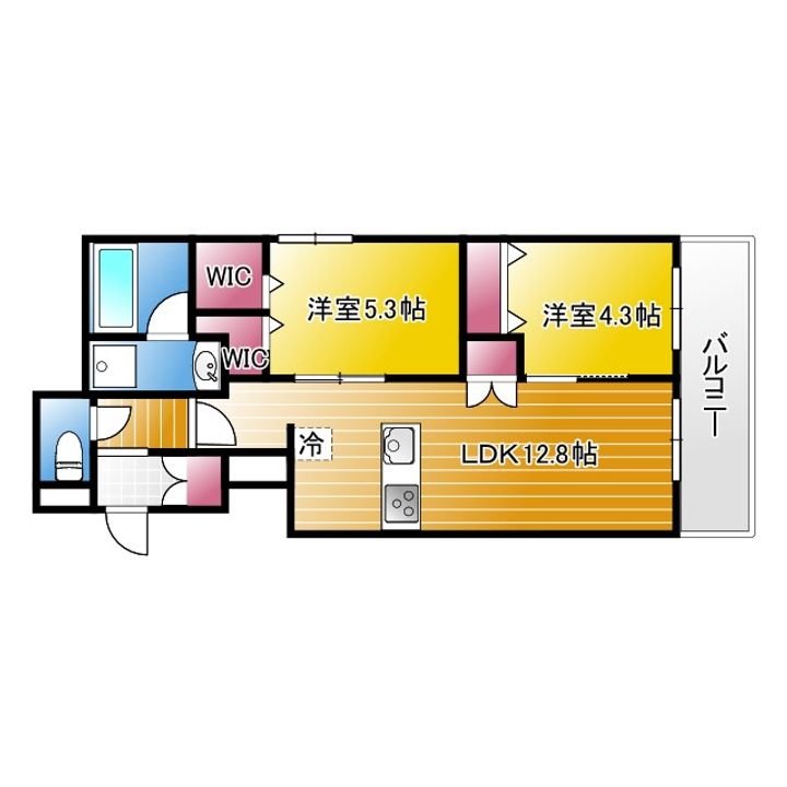 (仮称)境南町3丁目ヘーベルメゾンの間取り
