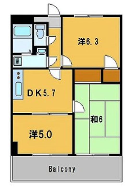 リブステージ横浜の間取り