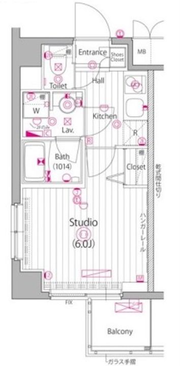 ガーラ・ヒルズ不動前の間取り