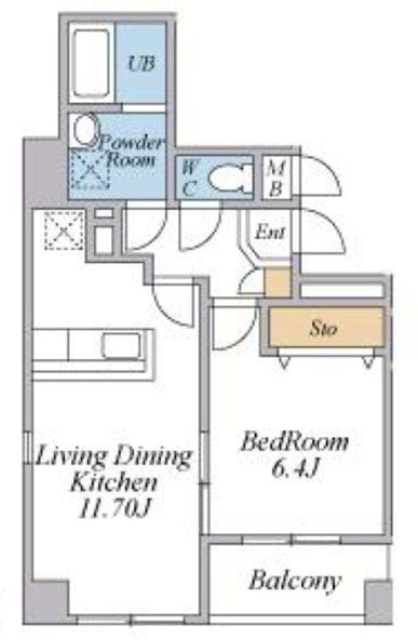 Amavel浅草の間取り