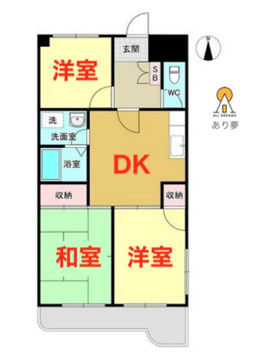 ロイヤルフラット野毛山弐番館の間取り
