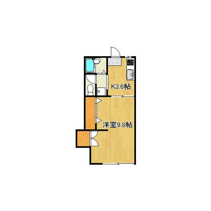 神奈川県横浜市戸塚区戸塚町(アパート)の賃貸物件の間取り