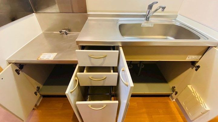 神奈川県川崎市高津区梶ケ谷5(アパート)の賃貸物件のキッチン