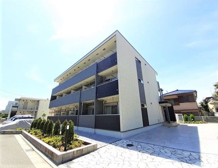 神奈川県藤沢市亀井野(アパート)の賃貸物件の外観