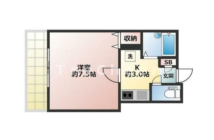 メゾン千早の間取り